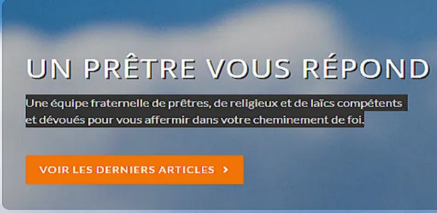 UN PRETRE VOUS REPOND screenshot 0