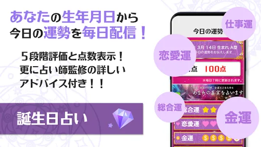 【完全無料】毎日配信の当たる占いアプリ-Urana（ウラナ） screenshot 1