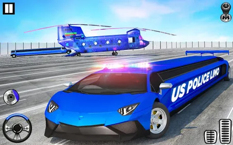 US Police Transport Car Games screenshot 1