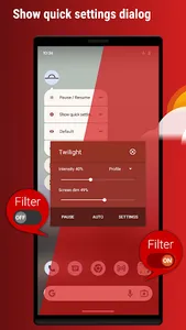 Twilight: Blue light filter screenshot 4