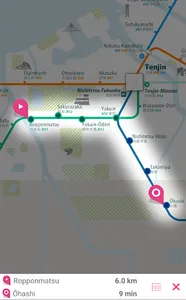 Fukuoka Rail Map screenshot 2