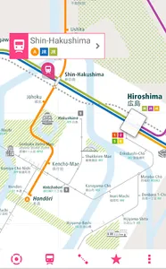 Hiroshima Rail Map screenshot 0