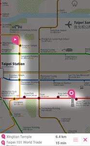 Taipei Rail Map screenshot 2