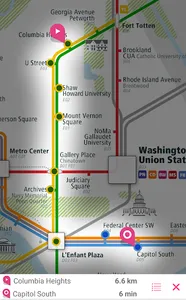 Washington Rail Map screenshot 2