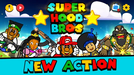 Super Hood Bros! Gun World screenshot 0