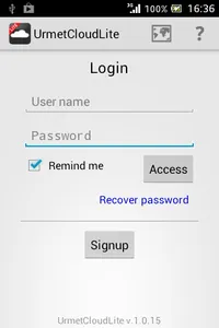 Urmet Cloud Lite screenshot 0