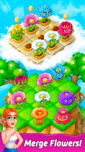 Blooming Flowers Merge Game screenshot 4