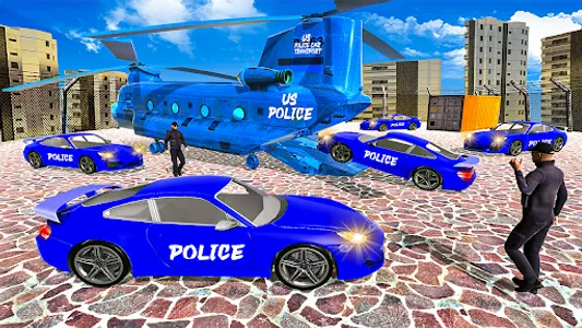 US Police Truck Transporter screenshot 2