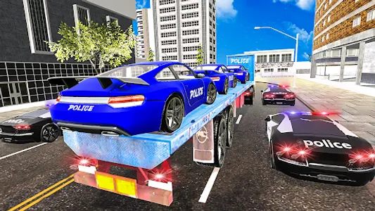 US Police Truck Transporter screenshot 4