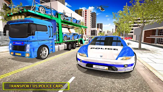 US Police Truck Transporter screenshot 5