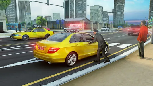 US City Taxi Games - Car Games screenshot 4