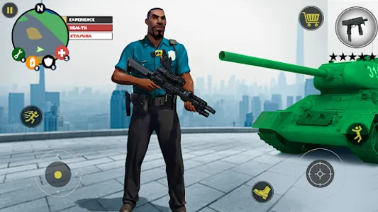 US Police Crime Rope Hero Real screenshot 2