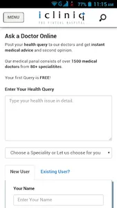 Ask Doctor Online USA screenshot 1