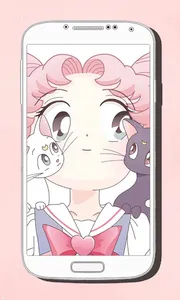 HD Sailor Usagi Anime Wallpape screenshot 2