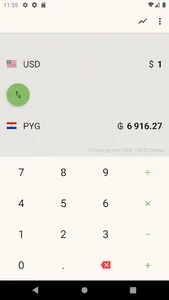 Dollar to Paraguayan Guaraní screenshot 0