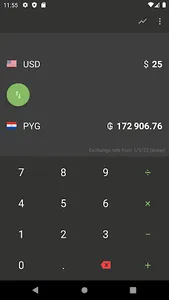 Dollar to Paraguayan Guaraní screenshot 3