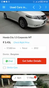 Used Cars In Bangalore screenshot 2