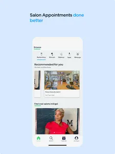 Monga - salon appointment screenshot 8