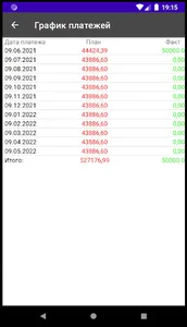 Кредитный калькулятор screenshot 7