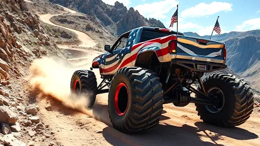 Monster Truck Stunt 4x4 Games screenshot 2