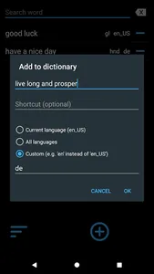 User Dictionary Manager (UDM) screenshot 7