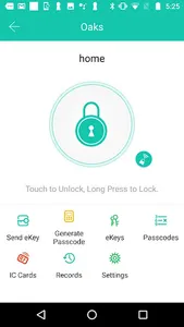 Oaks Smart Lock screenshot 1