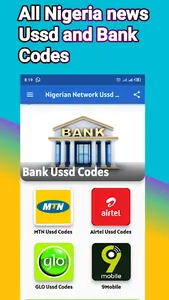 Ussd & Bank Codes Nigeria screenshot 0