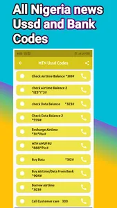 Ussd & Bank Codes Nigeria screenshot 1
