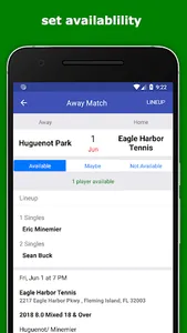 Tennis Team Connect - USTA Tea screenshot 2