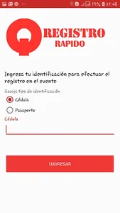 QRegistro Rápido screenshot 1