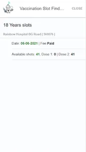 Vaccination Slot Finder Bot screenshot 4