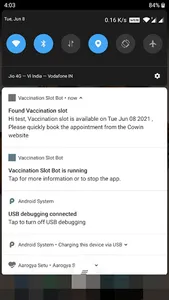 Vaccination Slot Finder Bot screenshot 7