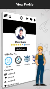 UTZO : Hire Only Vetted Pros screenshot 7