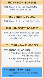 Thông tin Giáo Xứ screenshot 1
