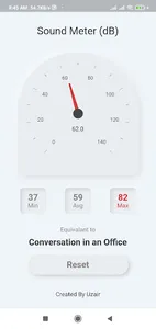 Simple Sound Meter (dB) screenshot 2