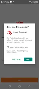 kfood restaurant screenshot 3