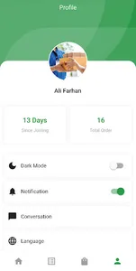 uzone's delivery partner screenshot 1
