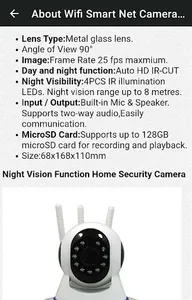 Wifi Smart Net Camera Guide screenshot 1