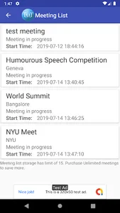 ToastMasters Timer App screenshot 1