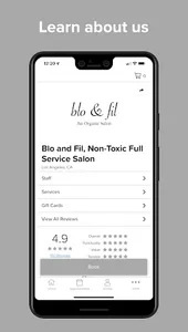 Blo & Fil, A Non-toxic Salon screenshot 1