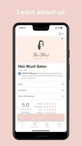 Hair Blush Salon screenshot 1