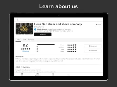 Lions Den Shear and Shave Co. screenshot 6