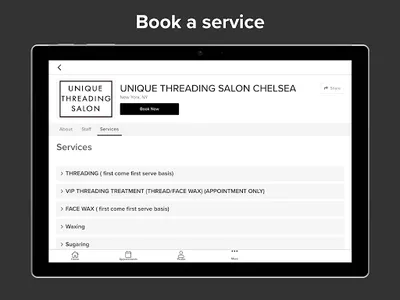 Unique Threading Salon screenshot 14