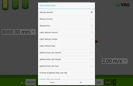 FlowCalculator screenshot 3