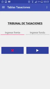 Tablas Tasaciones screenshot 1