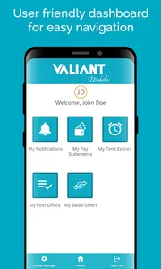 Valiant Mobile screenshot 2