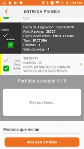 Entregas screenshot 1