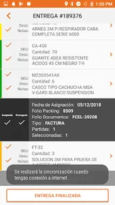 Entregas screenshot 3