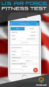 Air Force PT Test - USAF PT Ca screenshot 0