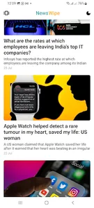 NewsWipe screenshot 2